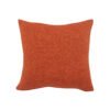20" X 20" Cinnamon Orange 100% Cotton Zippered Pillow
