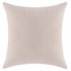 20" X 20" Orange 100% Cotton Geometric Zippered Pillow