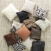 Randolph Clay Button Throw Pillow